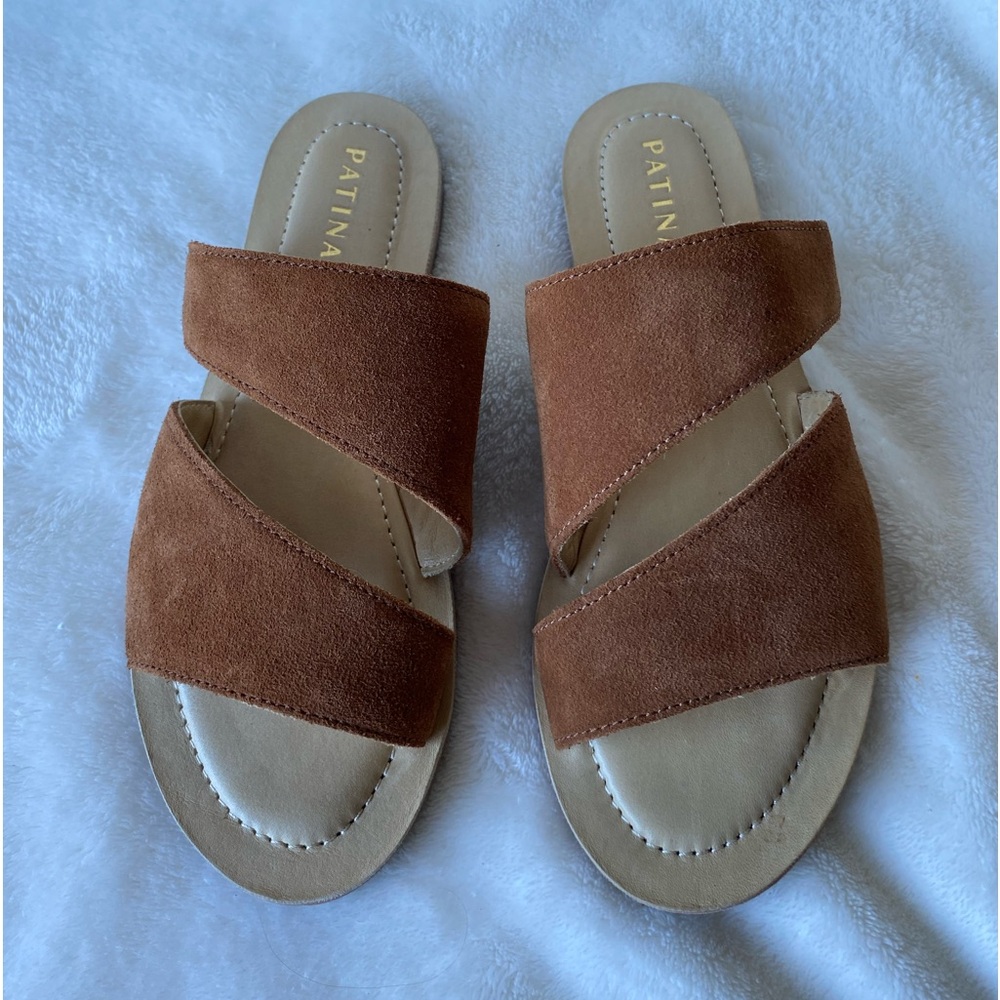 Brown Suede Women's Sandals